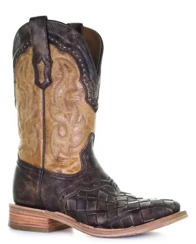 Men's Woven Western Boots