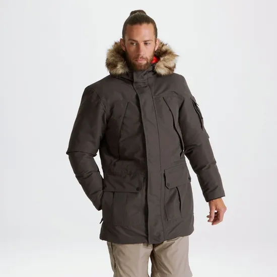 Men's Waterproof Bishorn Parka - Black Pepper | Craghoppers UK