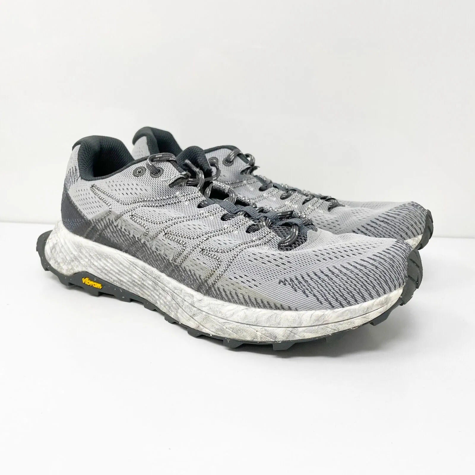 Merrell Womens Moab Flight J066972 Gray Hiking Shoes Sneakers Size 9.5