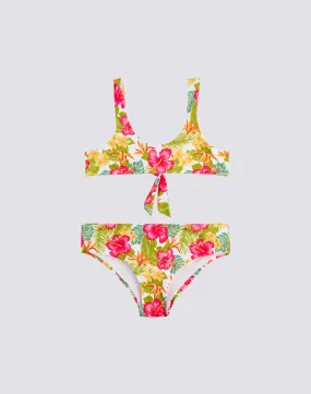 MINI BIKINI  TOP SPORTIVO E SLIP FISSO TROPICANA