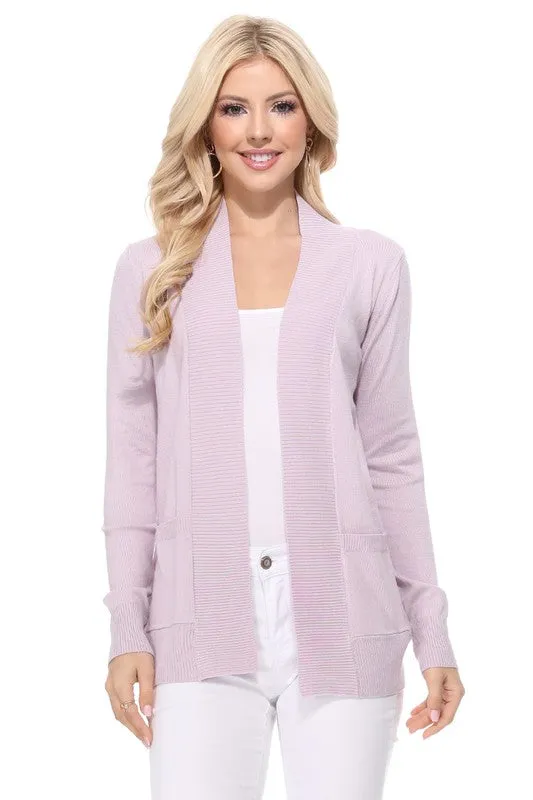 Molly Open Front  Sweater Knit Cardigan