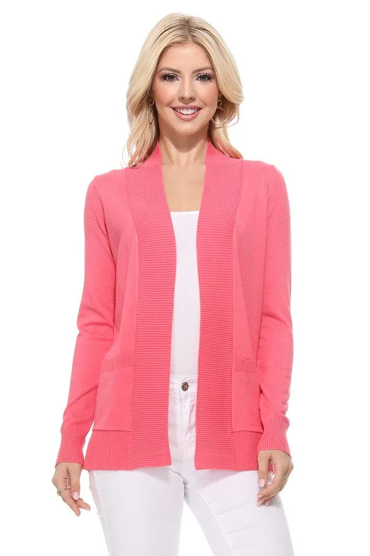 Molly Open Front  Sweater Knit Cardigan