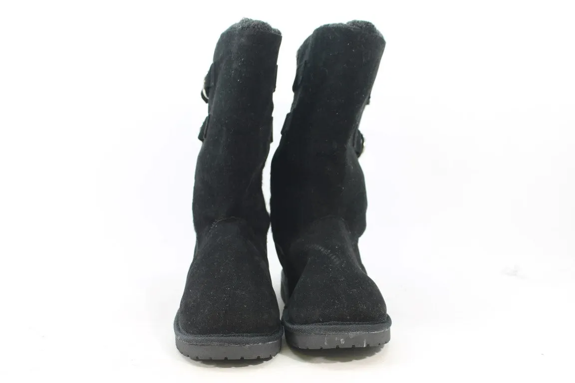 Muk Luks Jean Women's Black Boots 8M(ZAP19155)