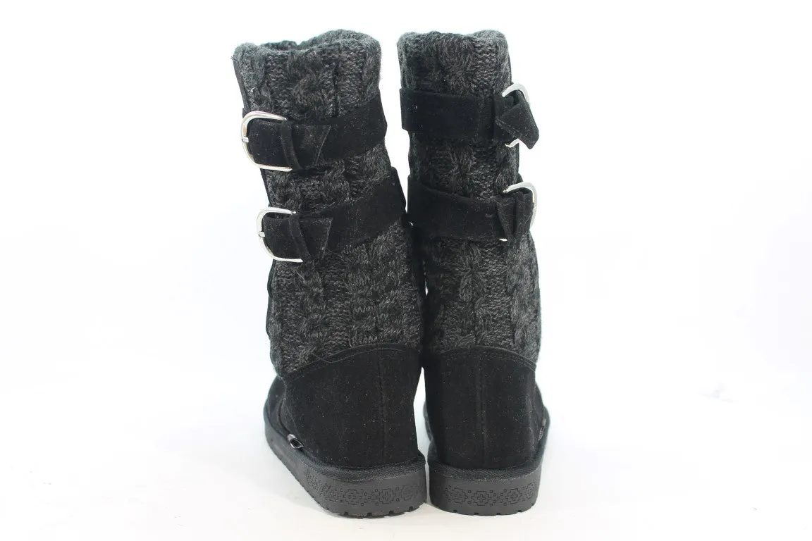 Muk Luks Jean Women's Black Boots 8M(ZAP19155)