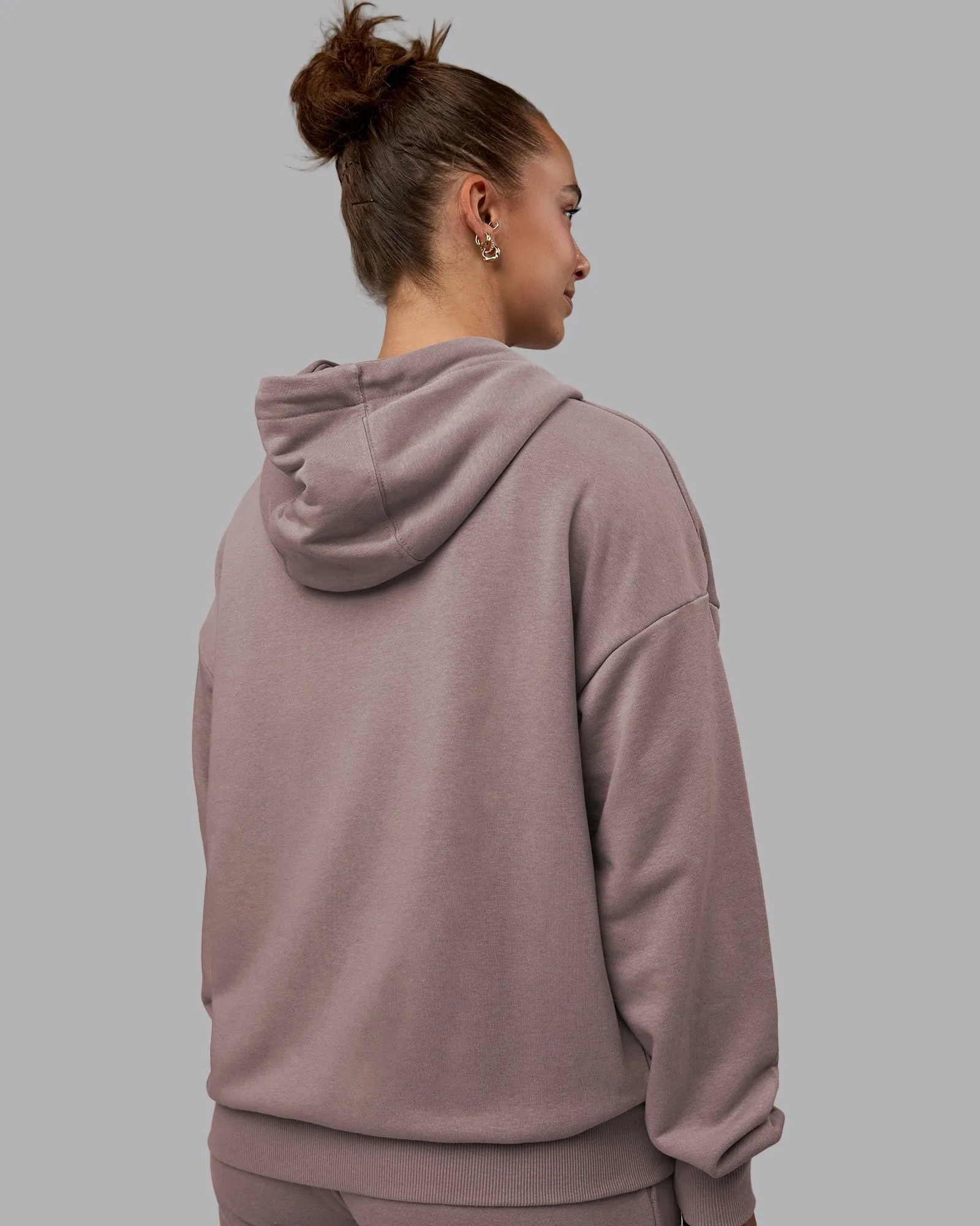 MVP Zip Through Hoodie - Greyish Purple