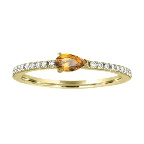 My Story 14k Gold The Layla Citrine Ring