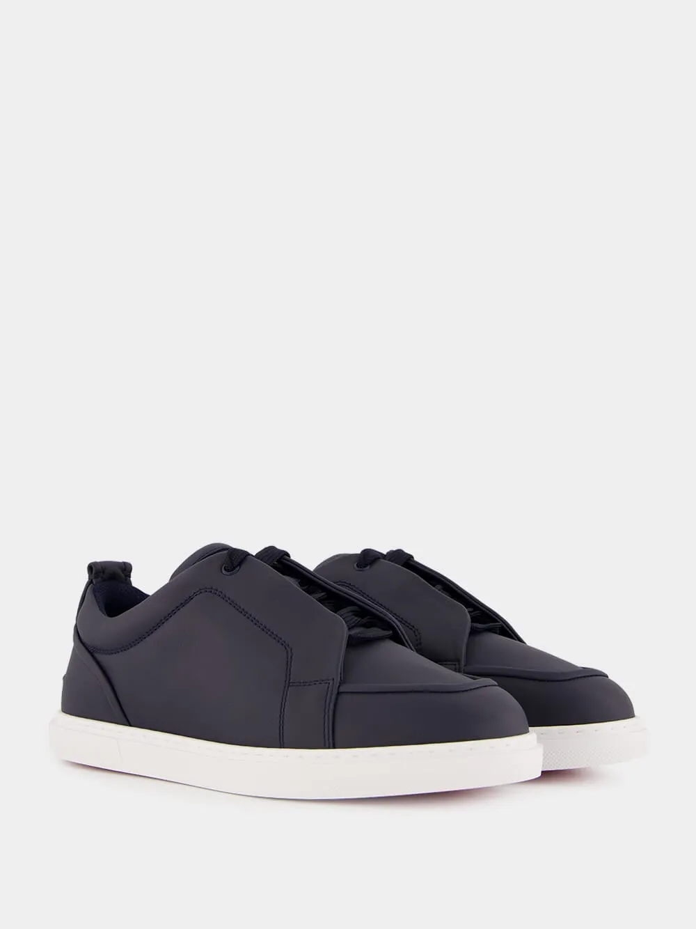 Navy Blue Jimmy Low-Top Sneakers