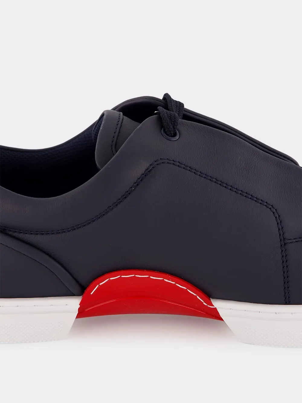 Navy Blue Jimmy Low-Top Sneakers