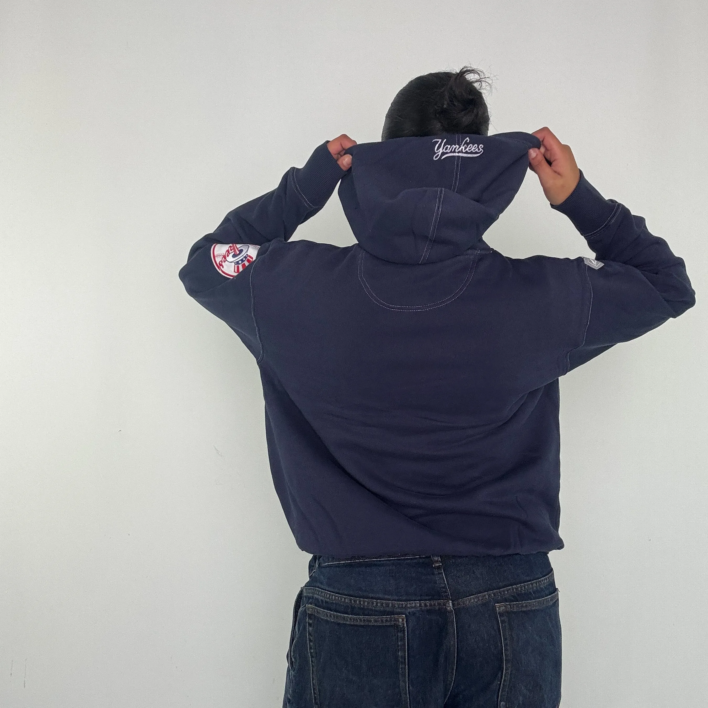 Navy Blue y2ks Yankees Hoodie (M)