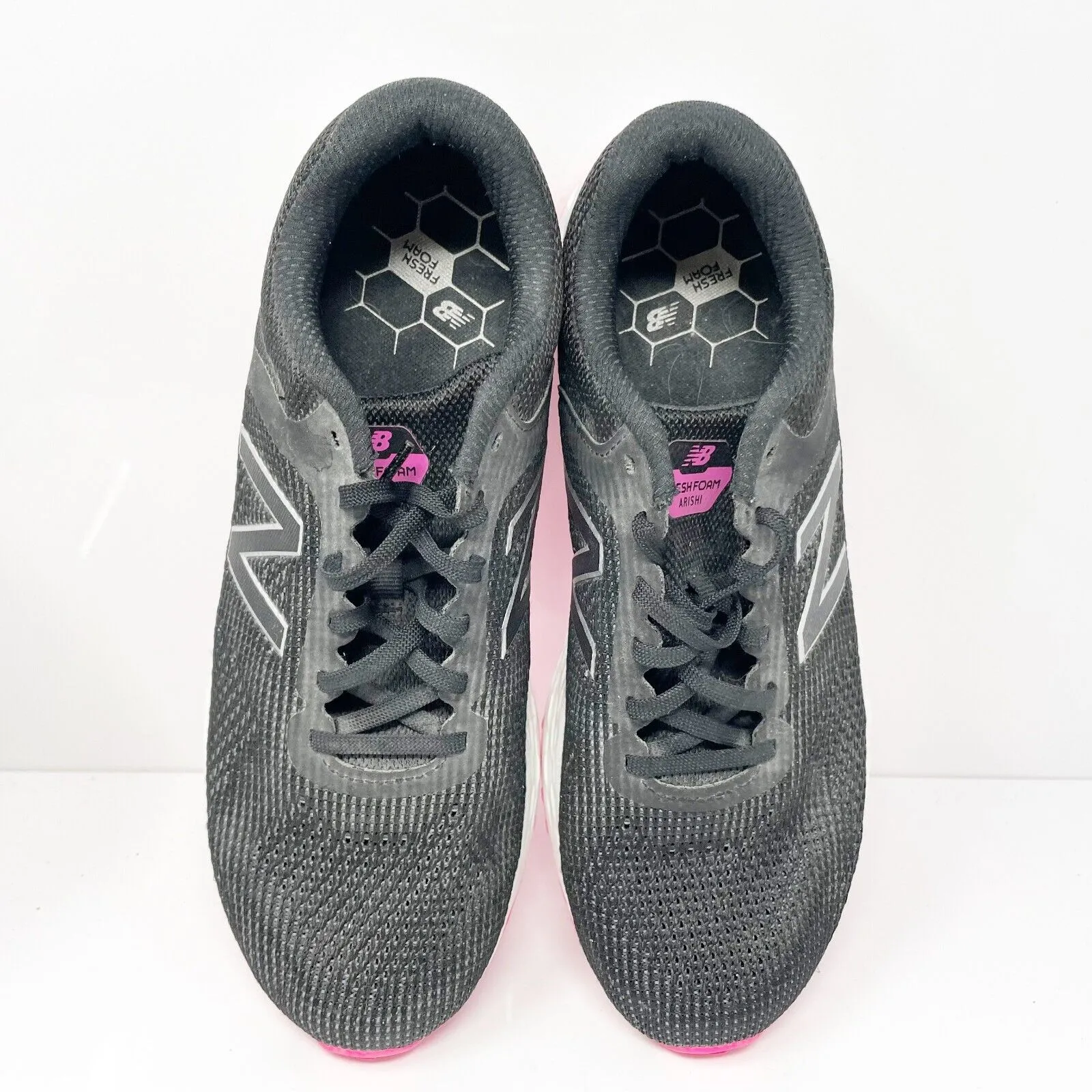 New Balance Womens FF Arishi V2 WARISSB2 Black Running Shoes Sneakers Size 10 D