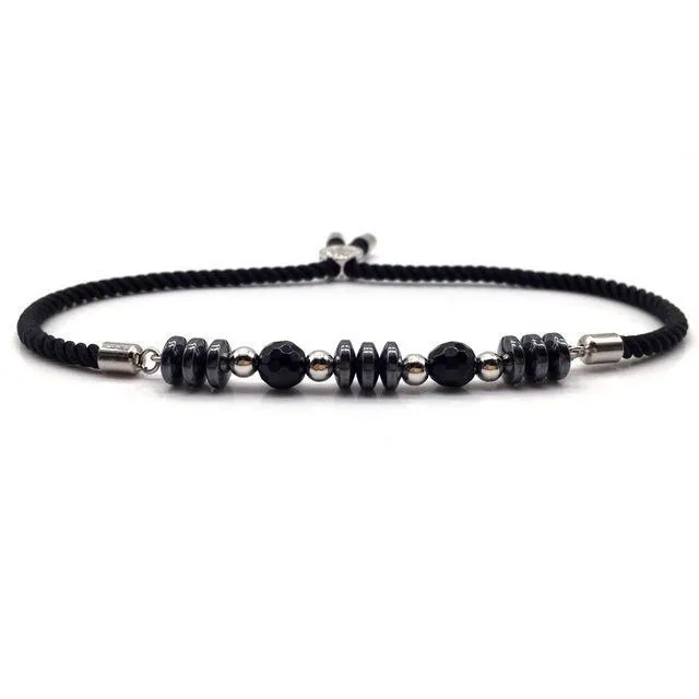 New Fashion Casual Simple Rope Stone Charm Bead Bracelet