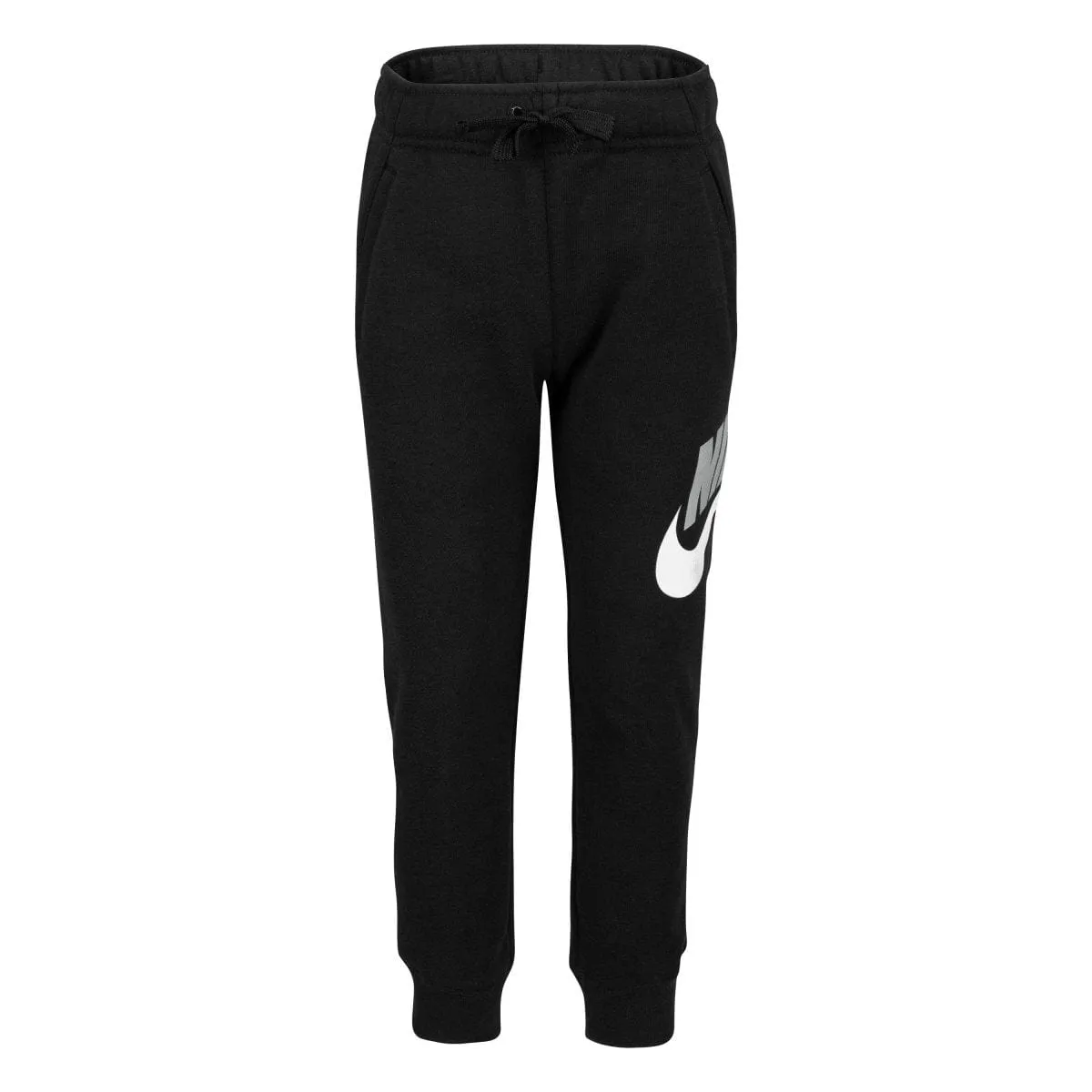 NIKE JUNIOR SPORTSWEAR CLUB FLEECE BLACK TRACKPANTS