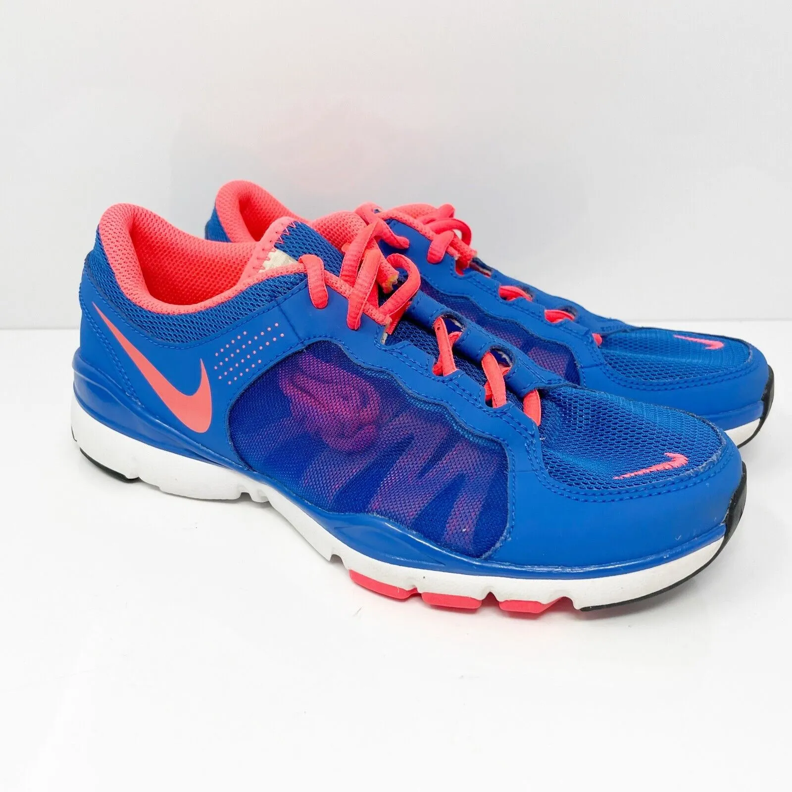 Nike Womens Flex Trainer 2 511332-400 Blue Running Shoes Sneakers Size 7.5