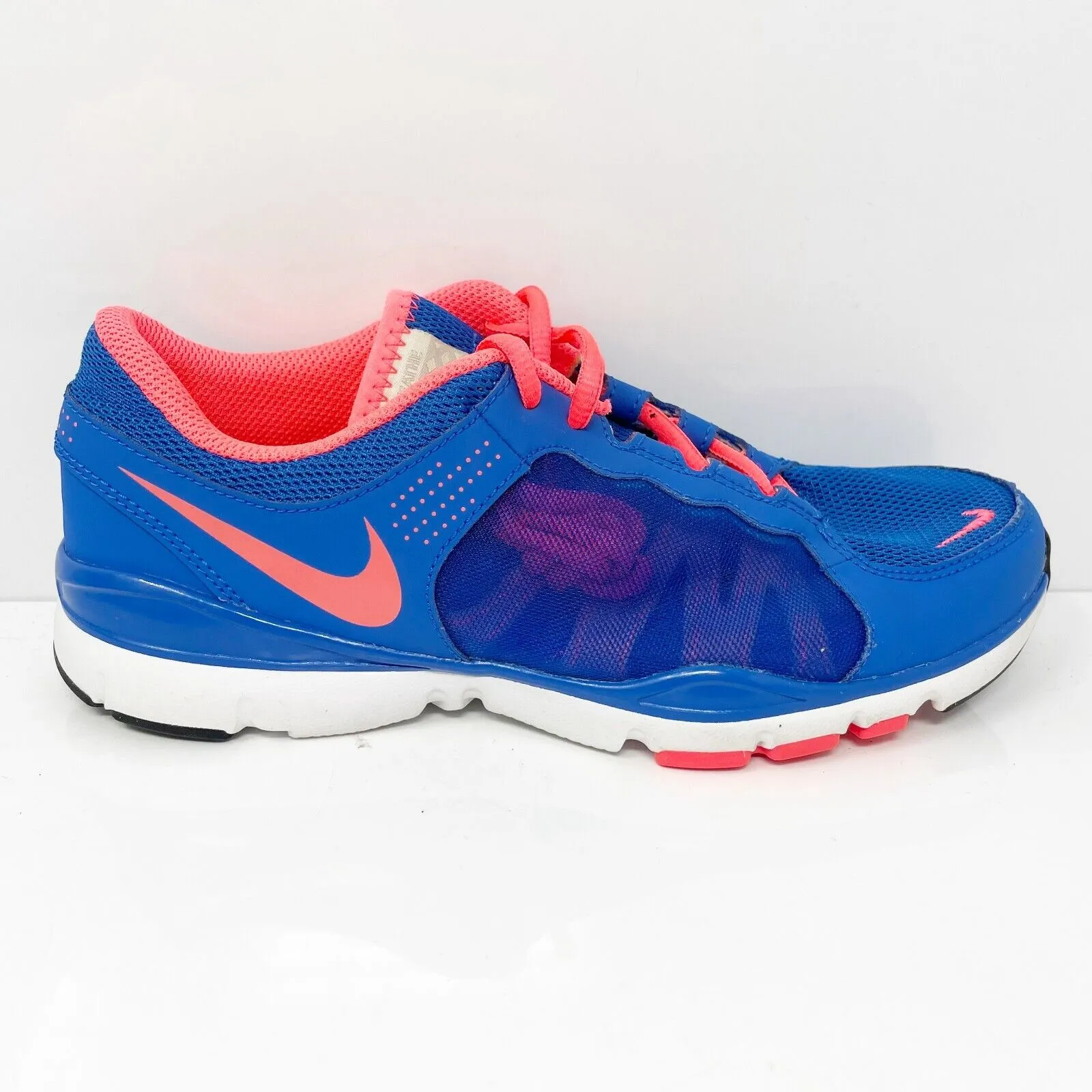 Nike Womens Flex Trainer 2 511332-400 Blue Running Shoes Sneakers Size 7.5