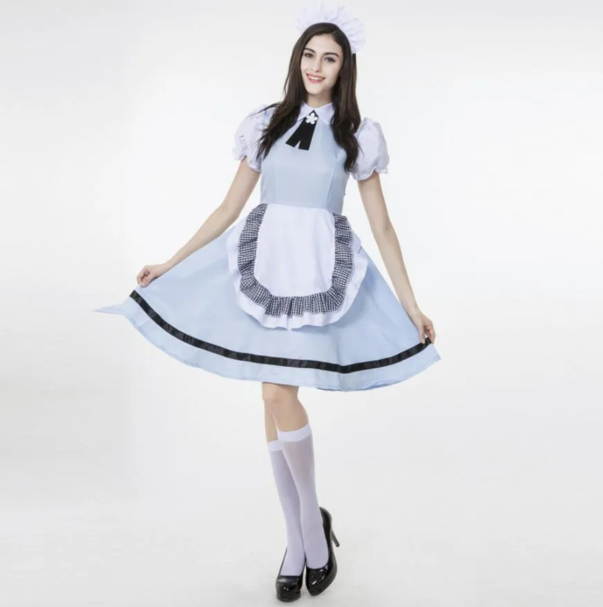 Oktoberfest Beer Maid Costume France Maid Waitress Costume Adult Women Halloween Carnival Party Fancy Dress