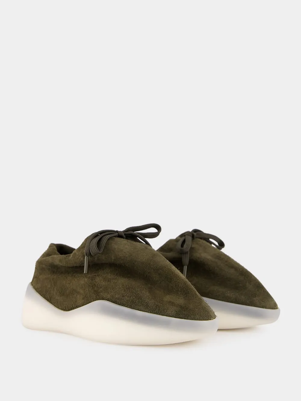 Olive Moc Runner Sneakers