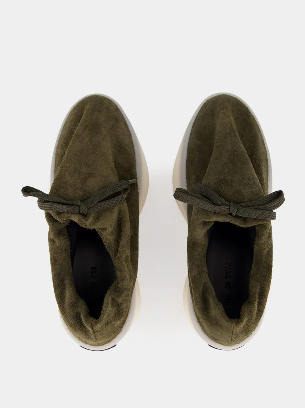 Olive Moc Runner Sneakers