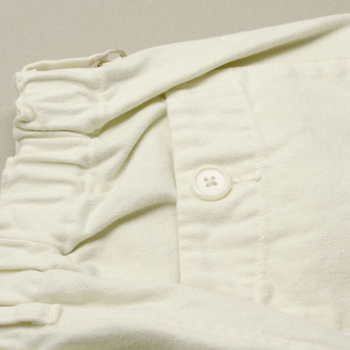 orSlow - French Work Pants - Cotton Sergé Ivory