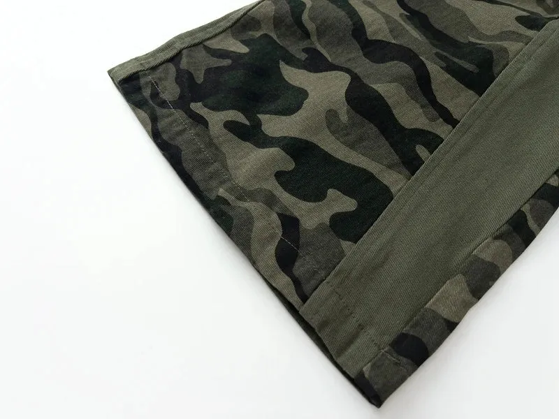 'Overdrive' Patchwork Camo Cargo Pants