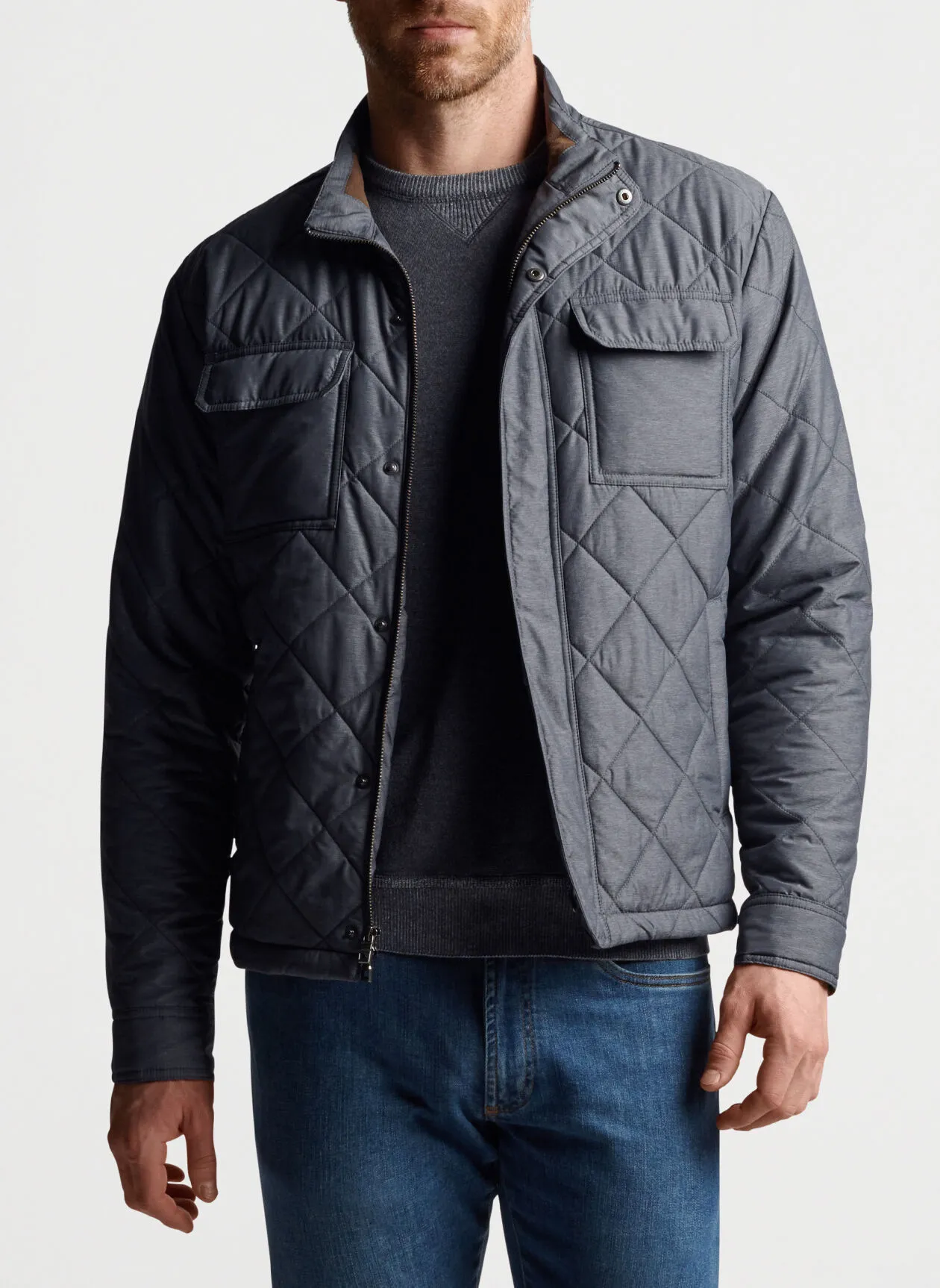 PETER MILLAR Norfolk Quilted Bomber