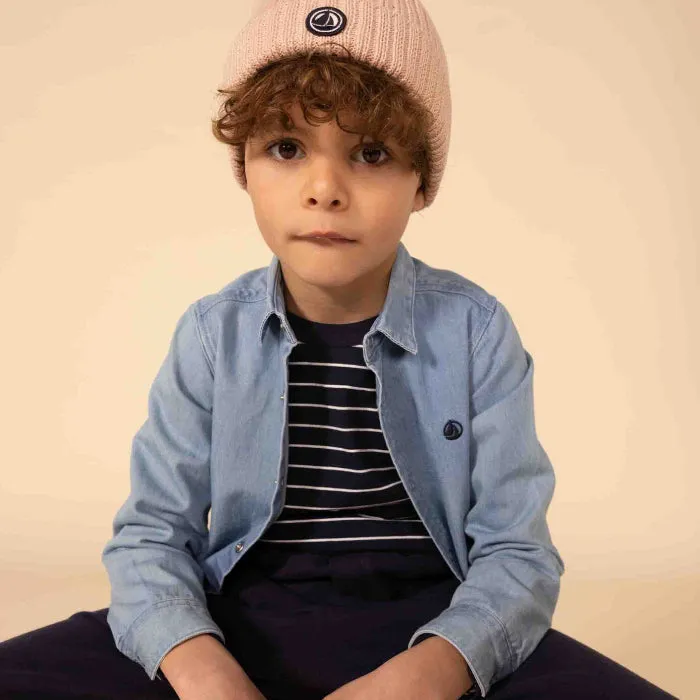 Petit Bateau Child Lord Shirt Denim Blue