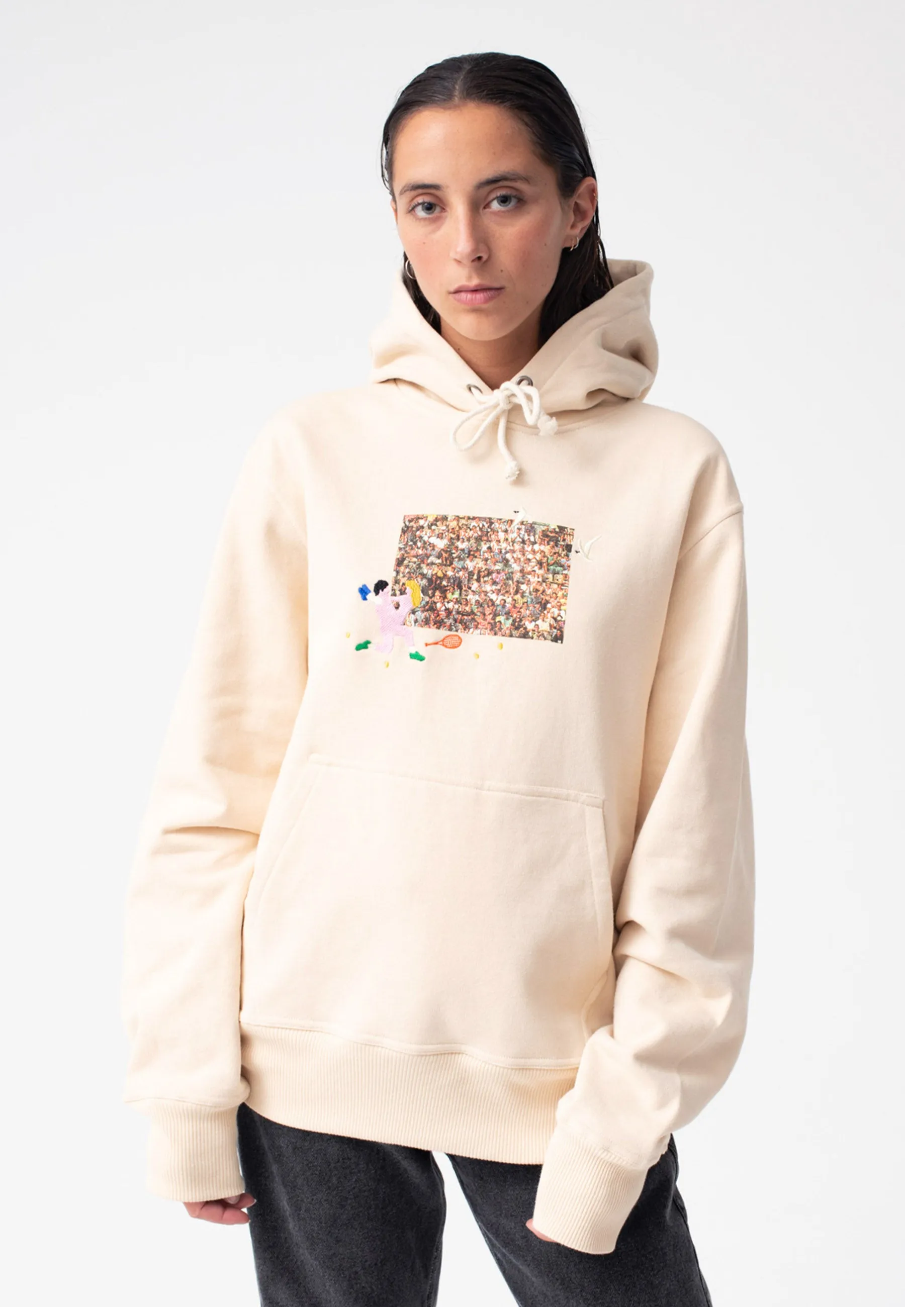 Pleasure Machine Hoodie - beige