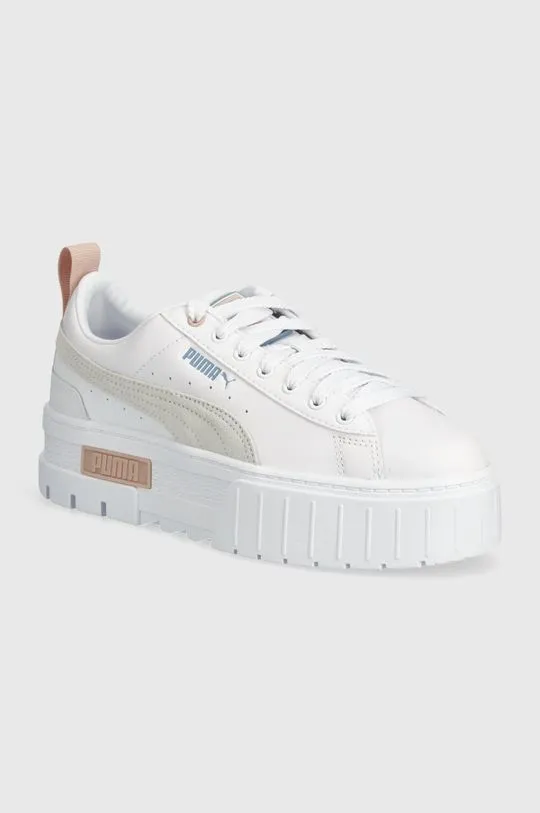 Puma shoes Mayze Lth white color