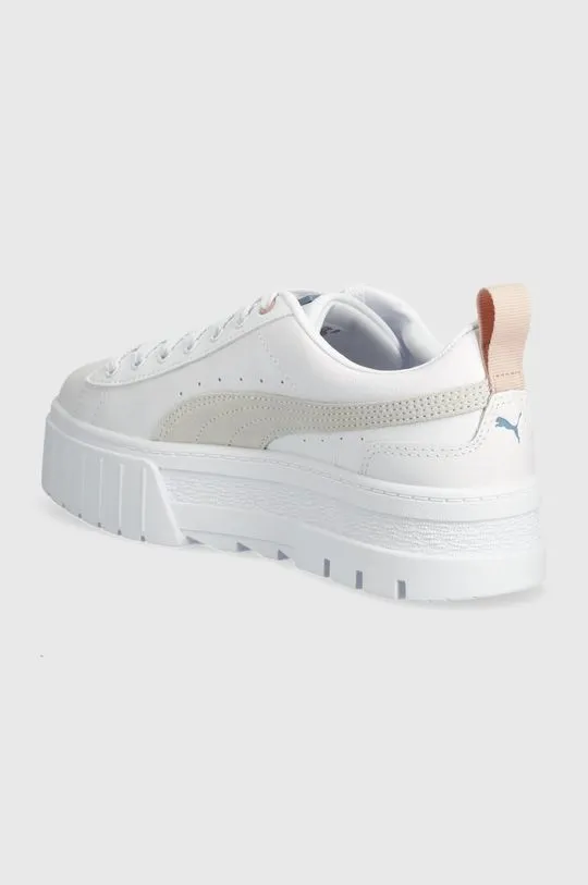 Puma shoes Mayze Lth white color