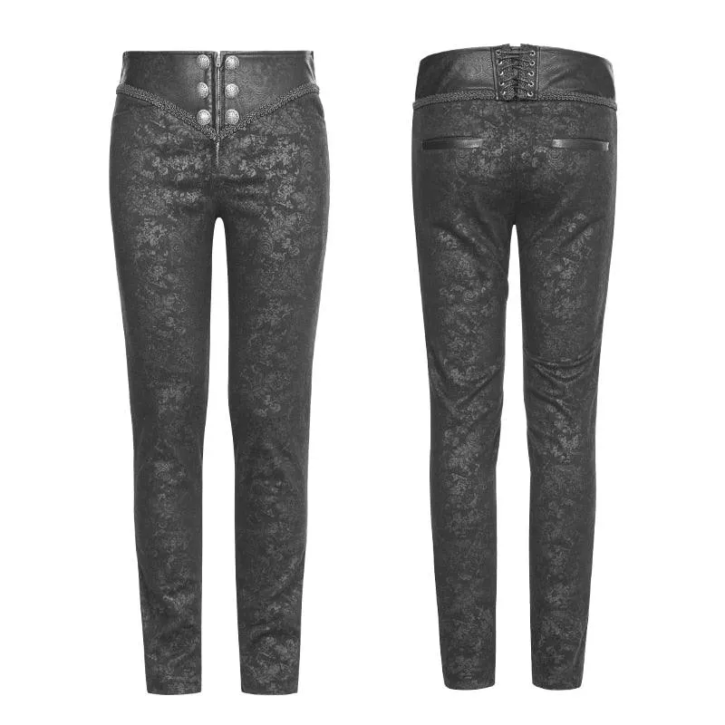 Punk Rave Rock Gothic Retro Slim-Fitting Men Pants