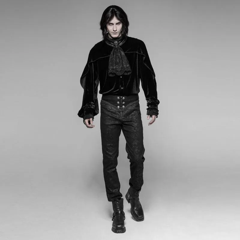 Punk Rave Rock Gothic Retro Slim-Fitting Men Pants