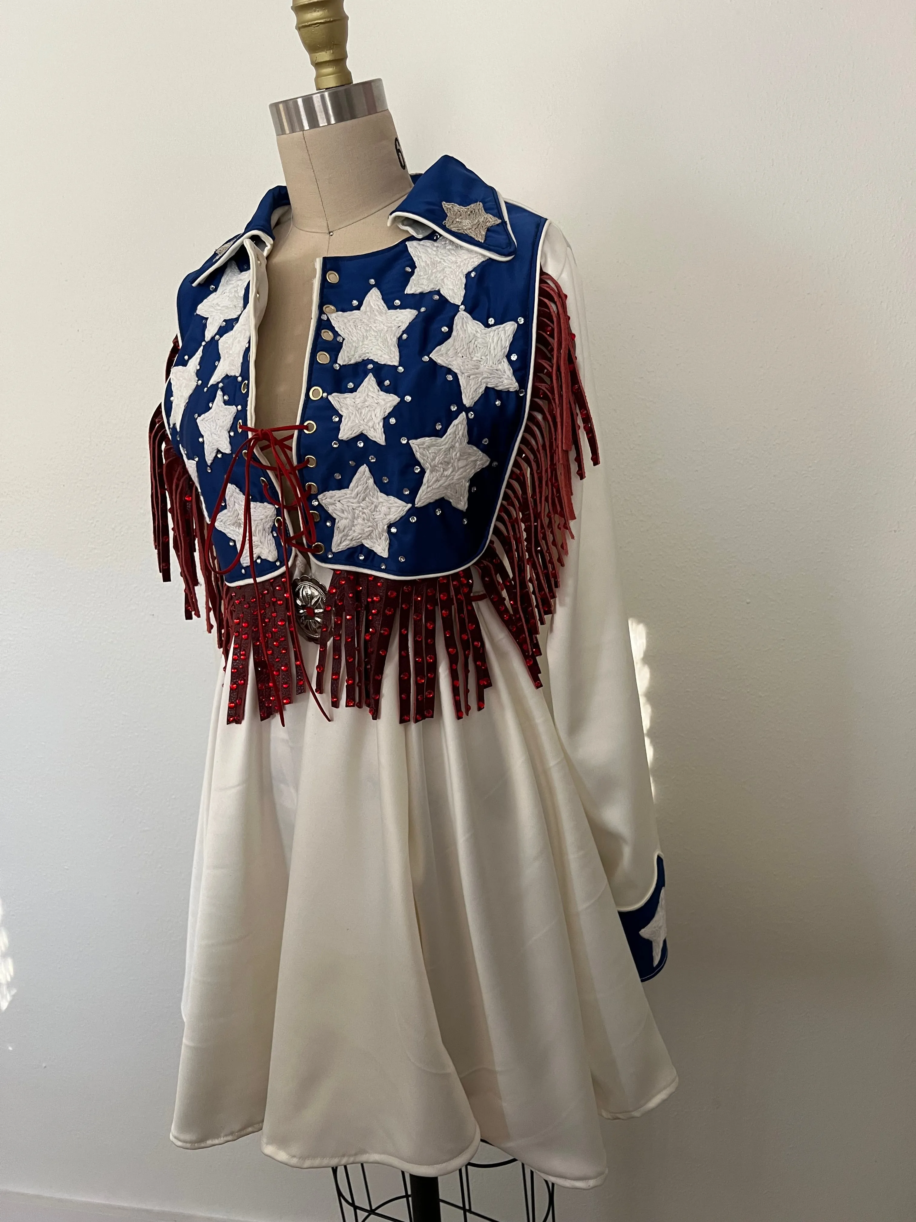 Queen Of The Rodeo Embroidered Dress