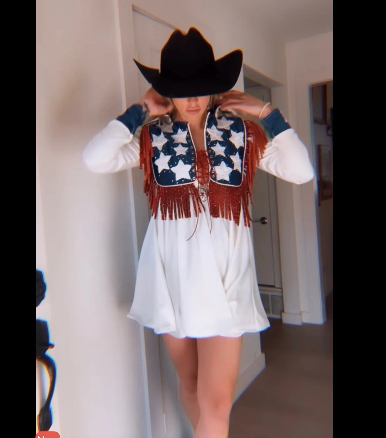 Queen Of The Rodeo Embroidered Dress