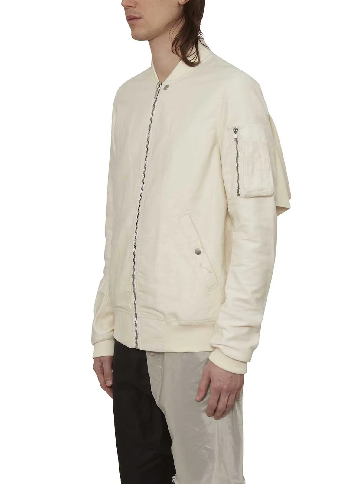 Rick Owens DRKSHDW Flight Sashed Bomber Jacket