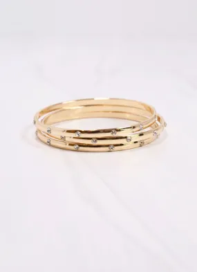 Ritter CZ Bangle Set GOLD