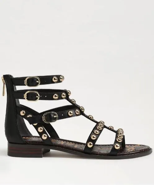 Sam Edelman Estella Studded Gladiator Sandal - Black