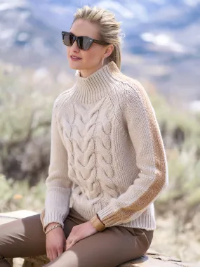 Sara Cashmere Turtleneck Ski Sweater