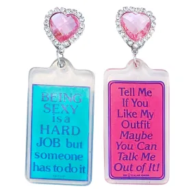 Sexy 80's Charm Earrings