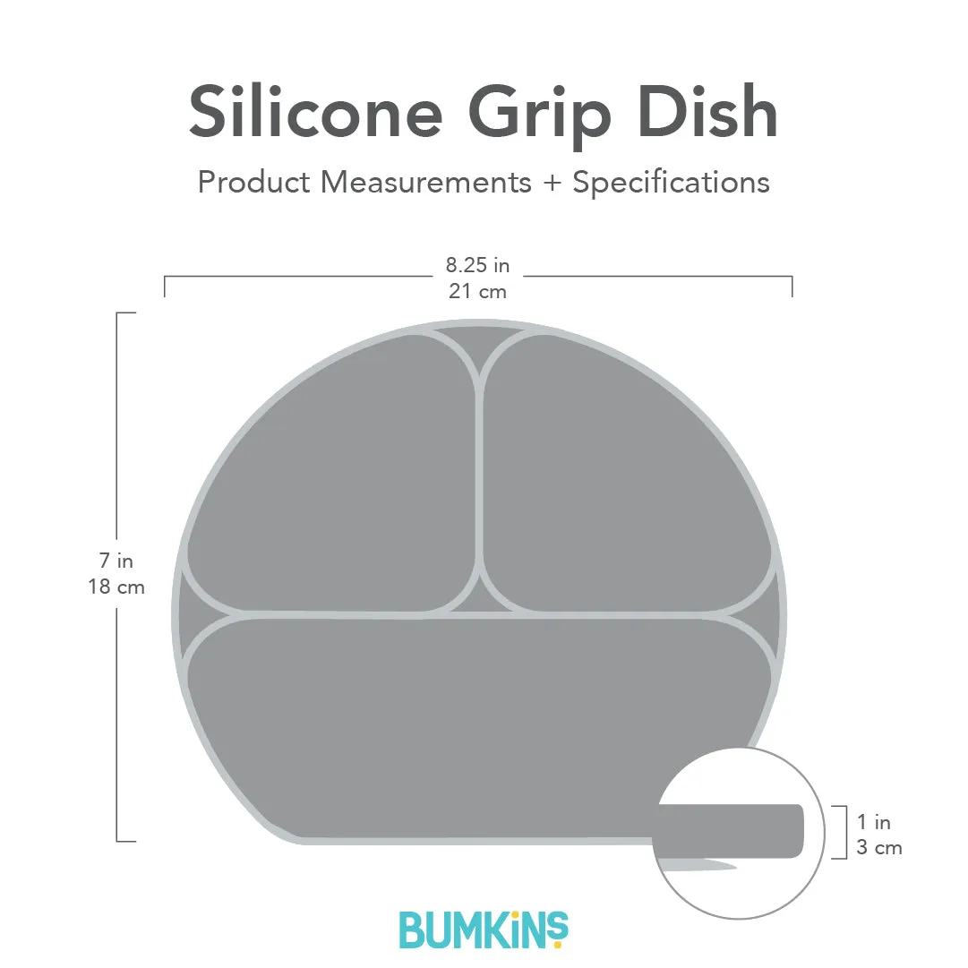 Silicone Grip Dish: Pineapple