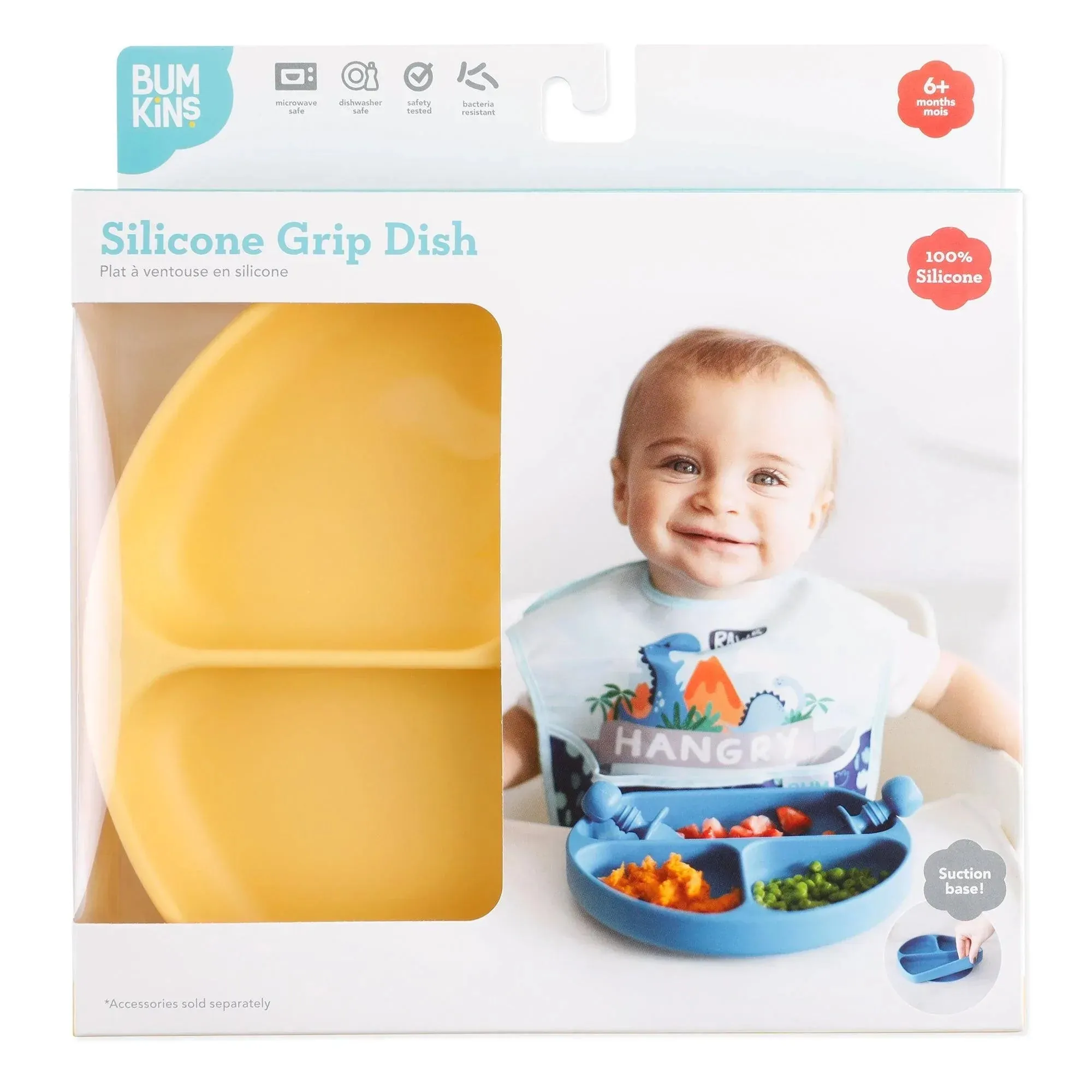 Silicone Grip Dish: Pineapple