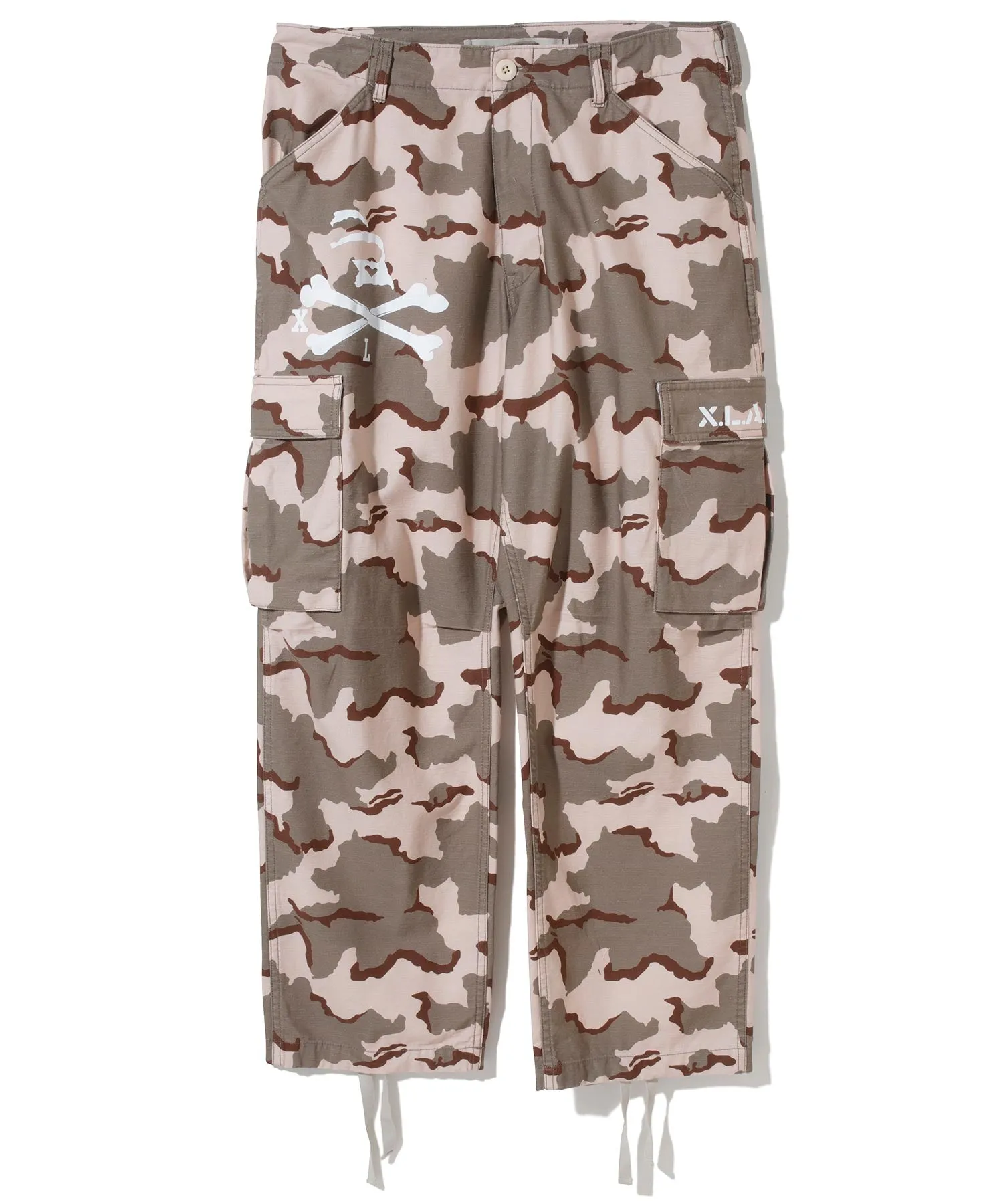 SKULL CAMO CARGO PANTS