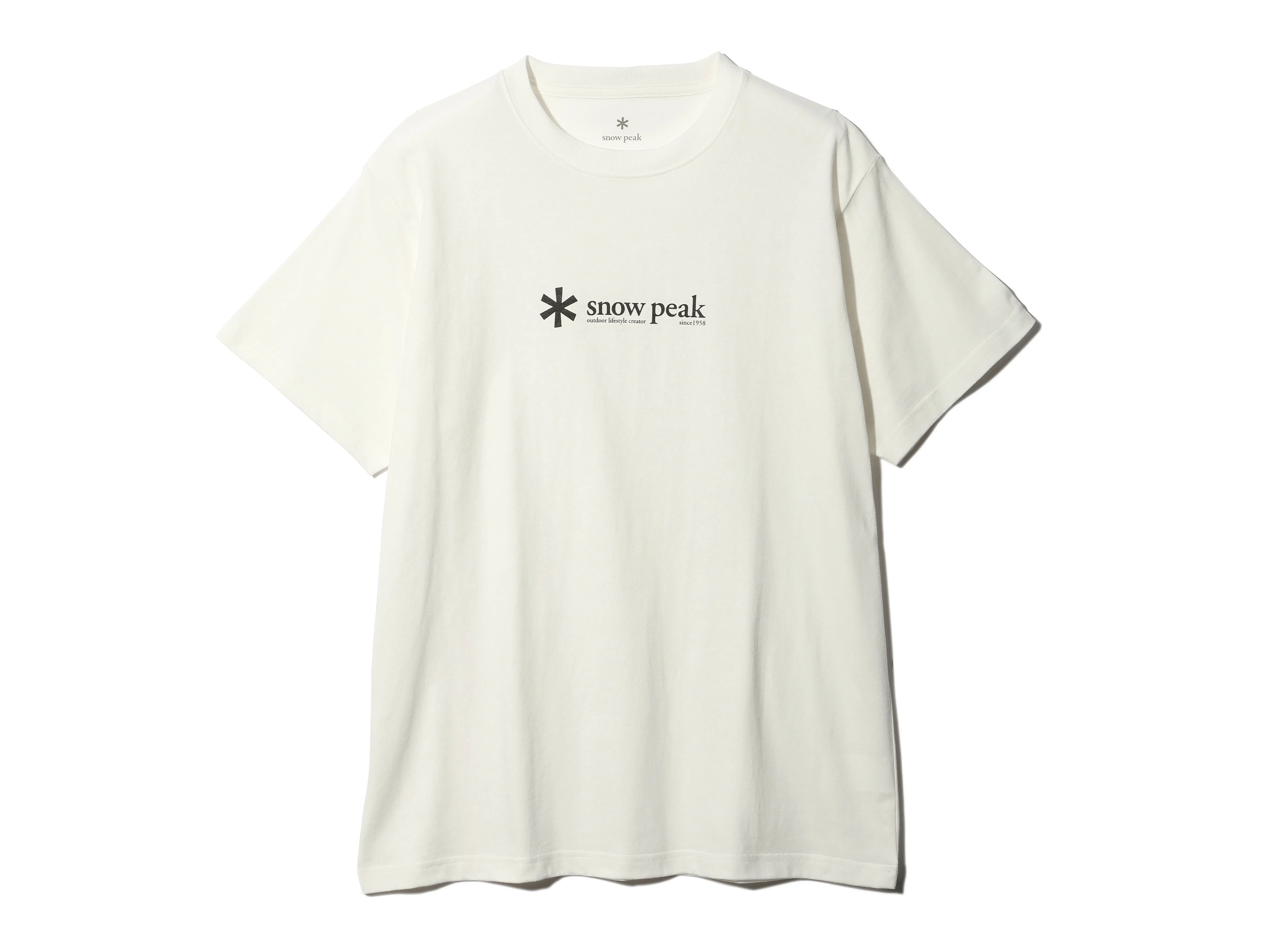 Snow Peak - Soft Cotton Logo T-Shirt - White