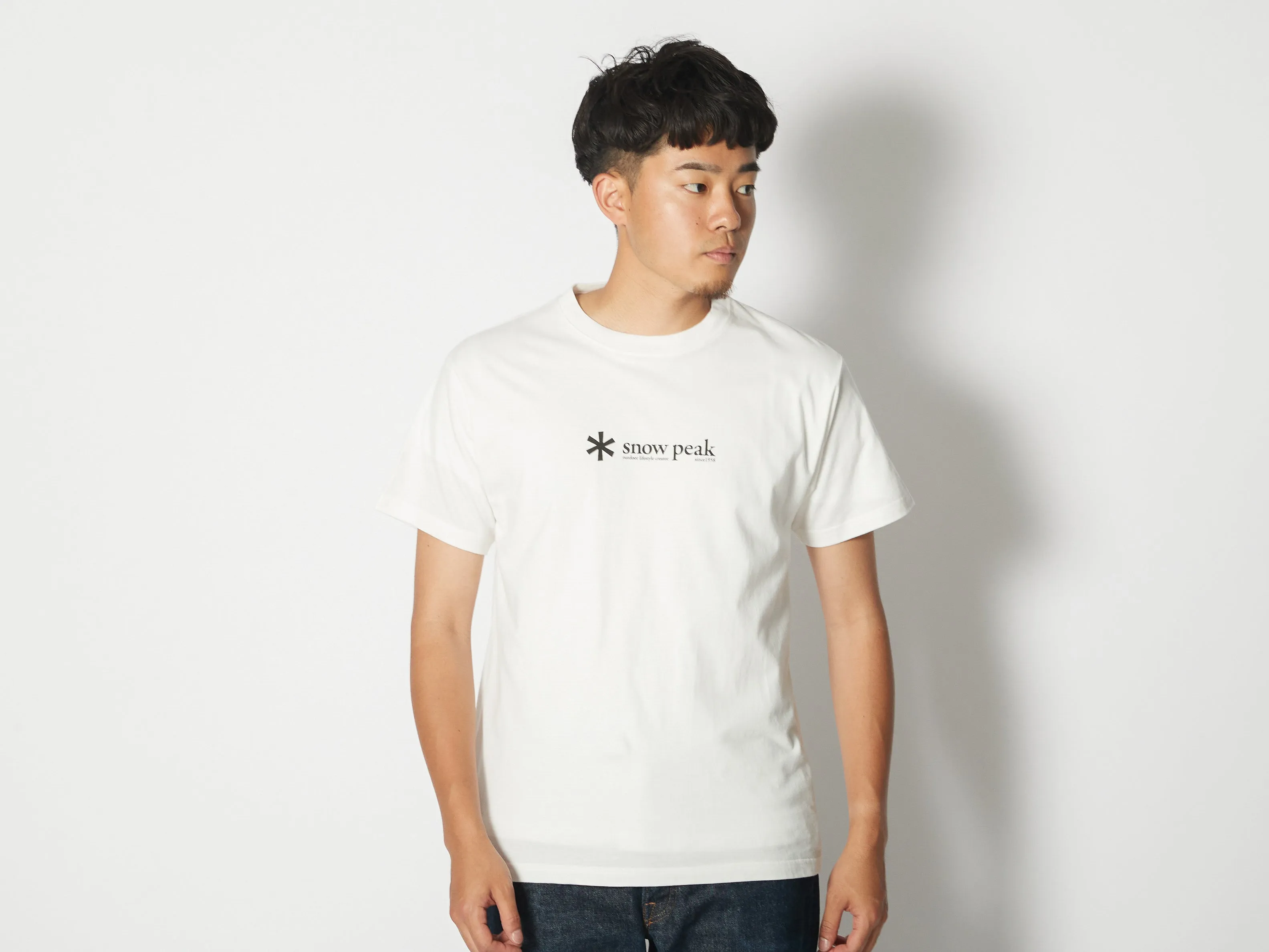 Snow Peak - Soft Cotton Logo T-Shirt - White