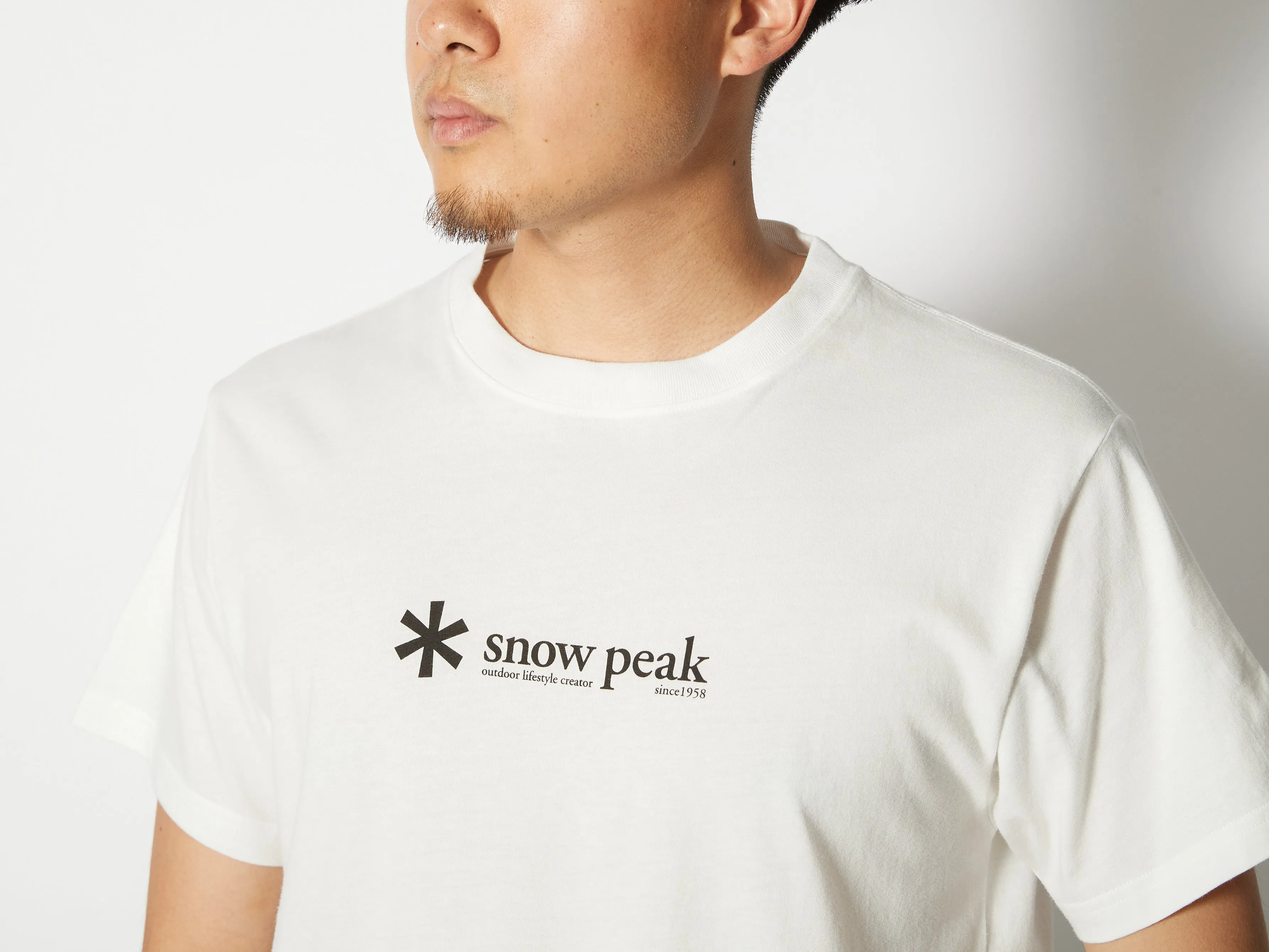 Snow Peak - Soft Cotton Logo T-Shirt - White