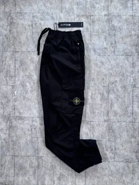 STONE ISLAND STRETCH COTTON TELA CARGO PANTS