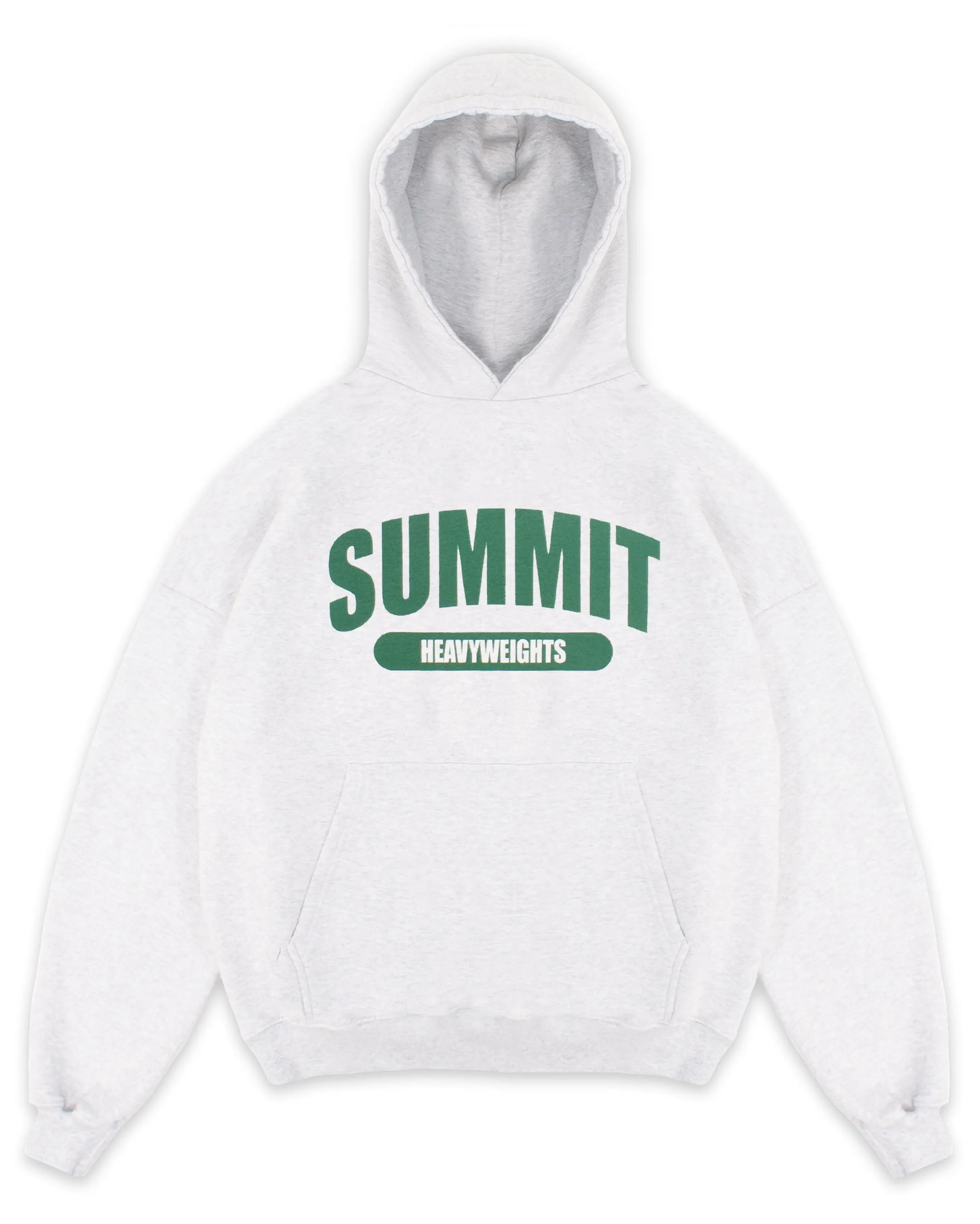 SUMMIT HEAVYWEIGHTS HOODIE - MARL GREY