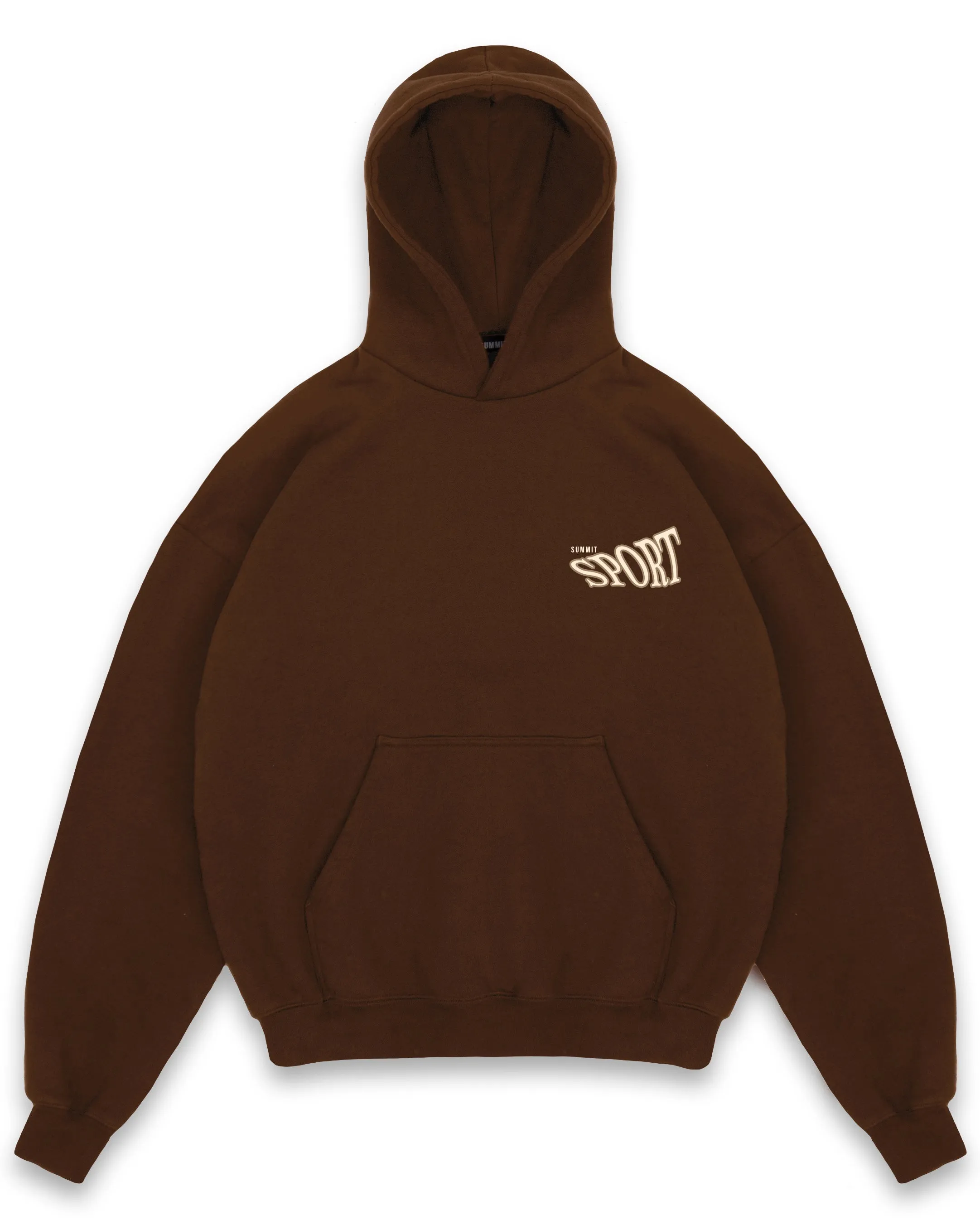 SUMMIT SPORT HOODIE - BROWN