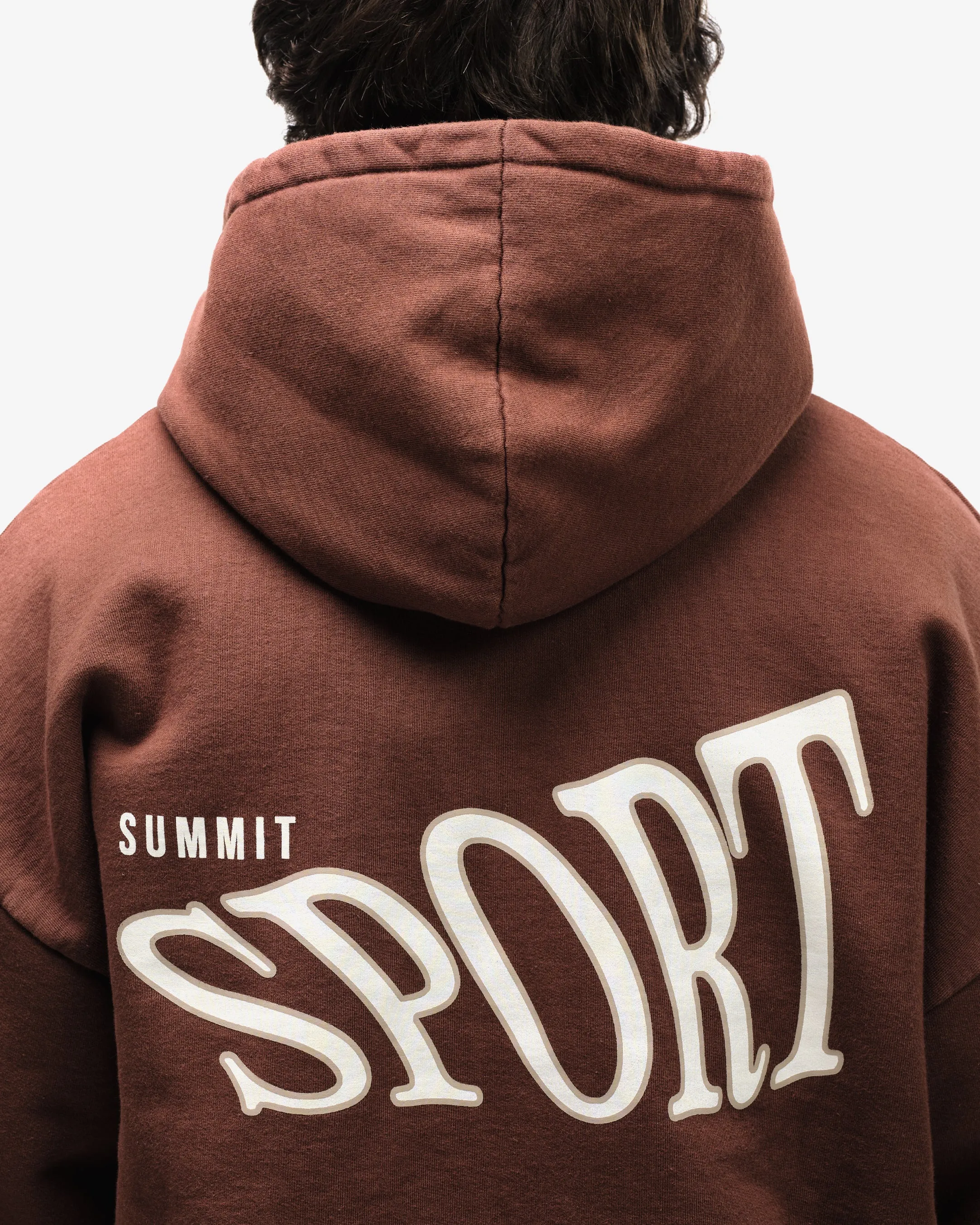 SUMMIT SPORT HOODIE - BROWN