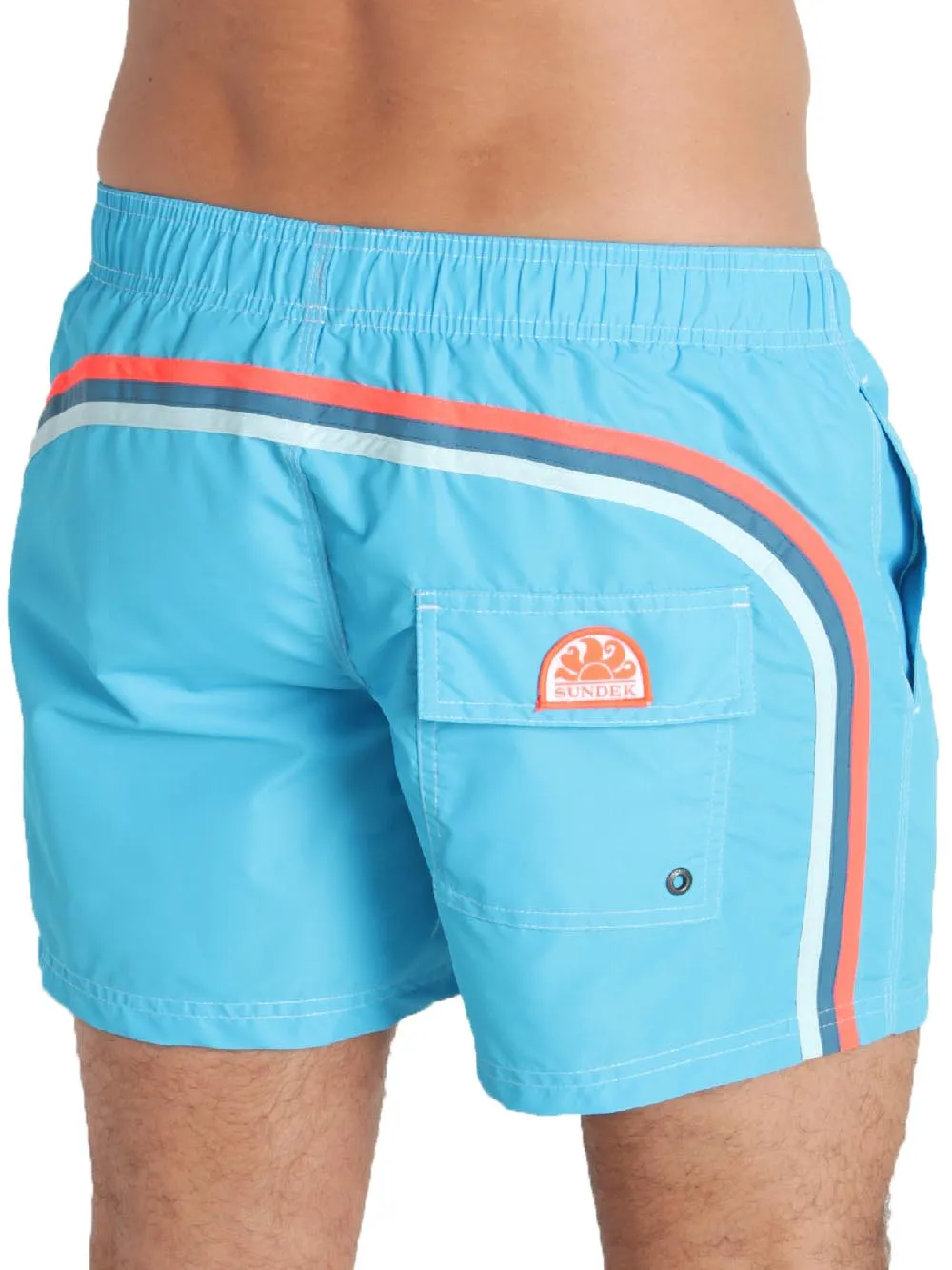 Sundek Costume Uomo Boardshort M504bdta100 Azzurro