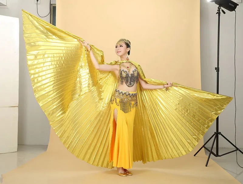 Super Deal Egypt Belly Wings Dancing Costume Belly Dance Accessories No Sticks Sexy Belly Dancing