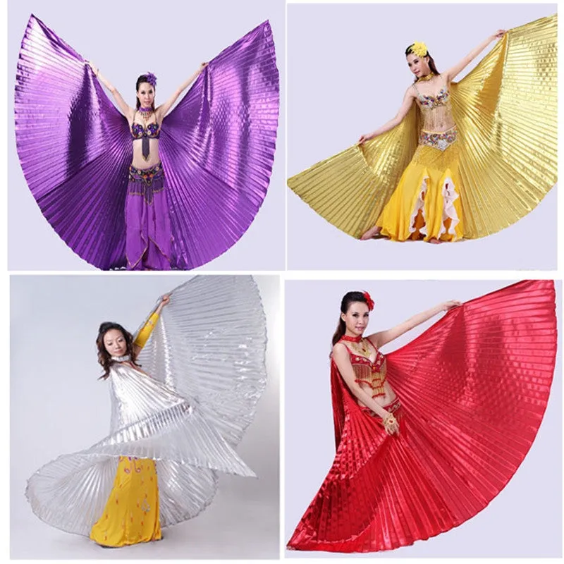 Super Deal Egypt Belly Wings Dancing Costume Belly Dance Accessories No Sticks Sexy Belly Dancing